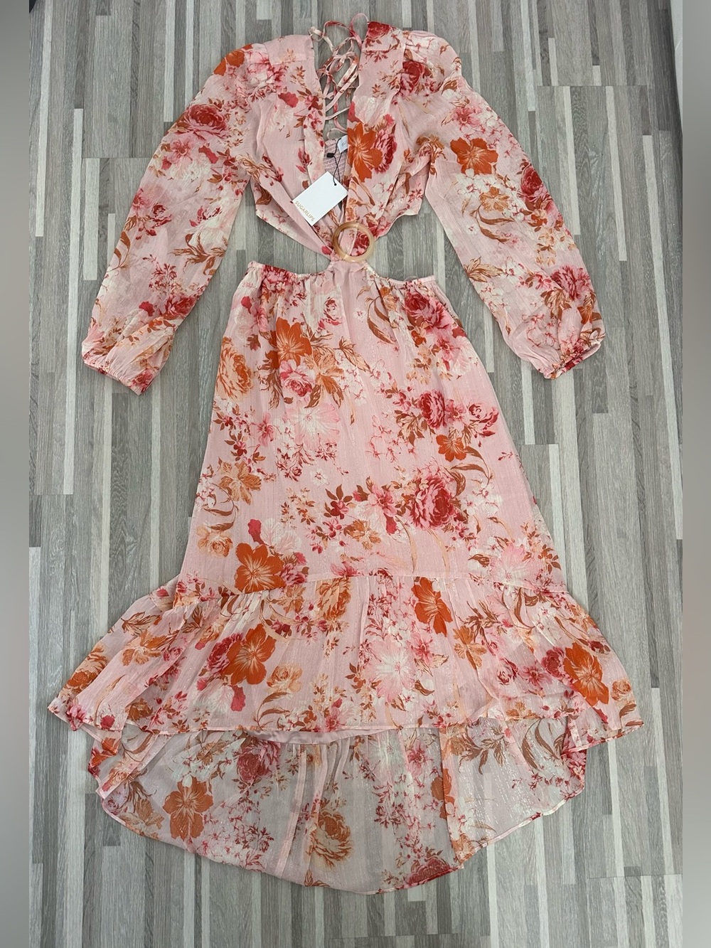 Sugarlips Floral Maxi Dress, NWT, Size S